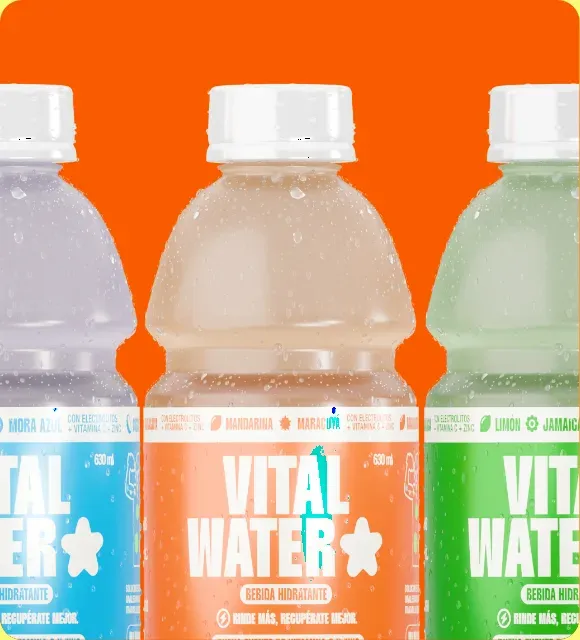 Botellas de bebida hidratante